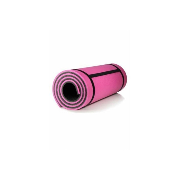 Pilatess Minderi Pembe&mavi 10mm Kalın Pilates Matı & Kamp Matı PEMBE Tek Ebat