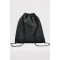 Torba Çanta Büzgülü Ipli Ayakkabı Günlük Kullanım 49x31 Cm siyah beyaz 49,5
