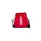 Torba Çanta Büzgülü Ipli Ayakkabı Günlük Kullanım 49x31 Cm kırmızı beyaz 49,5