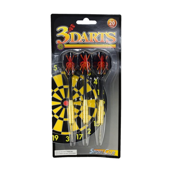 Unisex Spor Malzemeleri - Avessa 20 Gr Pirinç 3 lü Dart Oku Seti Kırmızı - AP502 Renk: Kırmızı Beden: 20 gr